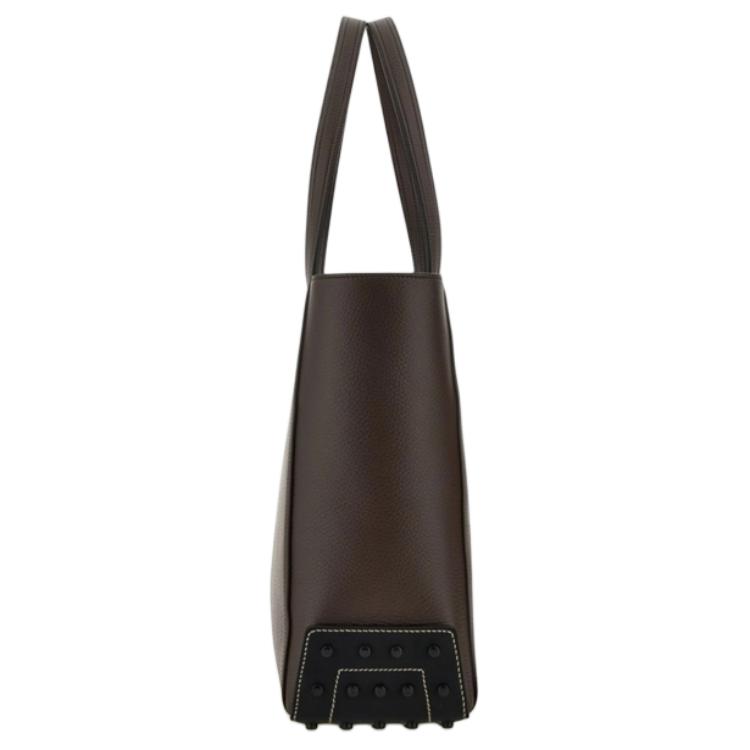 TOD'S Средняя мужская сумка через плечо из коровьей кожи brown — фото 3