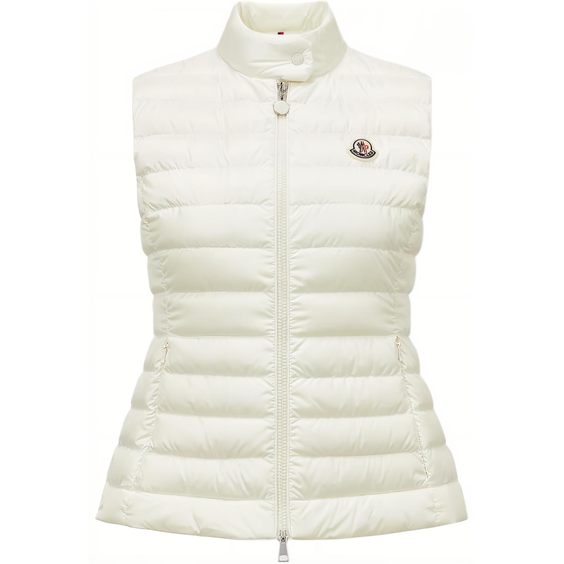 

Moncler Утеплённая жилетка на молнии, White