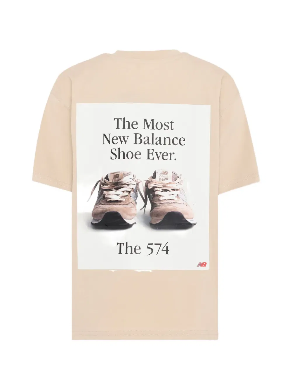 Футболка с коротким рукавом New Balance Kids, нейтральный — фото 2