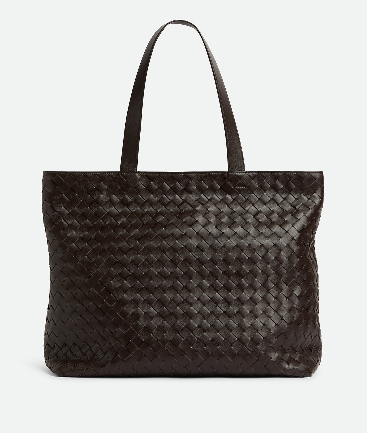 

Большая сумка-тоут с застежкой-молнией Intrecciato Bottega Veneta, карамельный