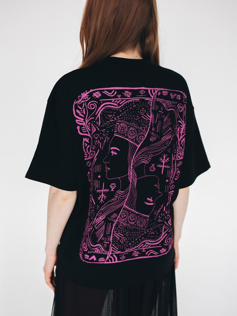 

Рубашка оверсайз RADADA, черный