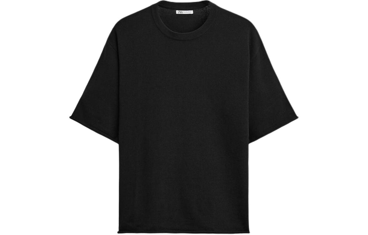 

Футболка мужская черная Zara, черный