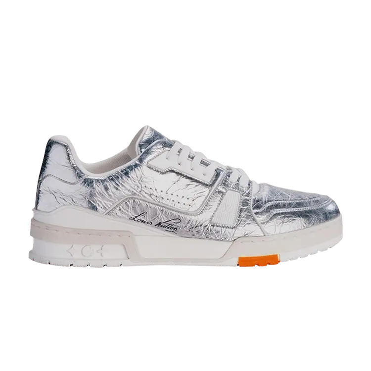 

Кроссовки Louis Vuitton Trainer Silver, серебряный