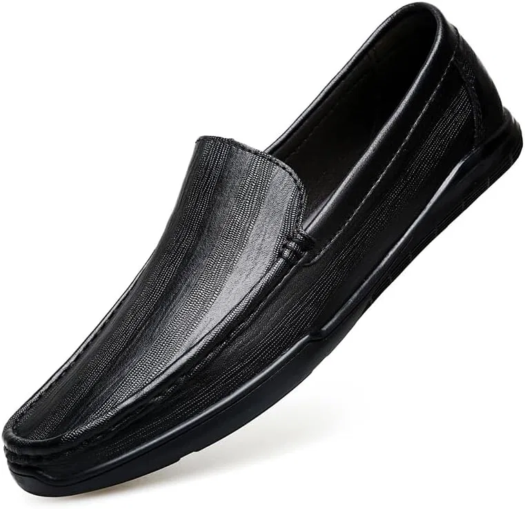 Туфли мокасины MWX Men's Dress Casual Slip On Loafers Driving Shoes, Black