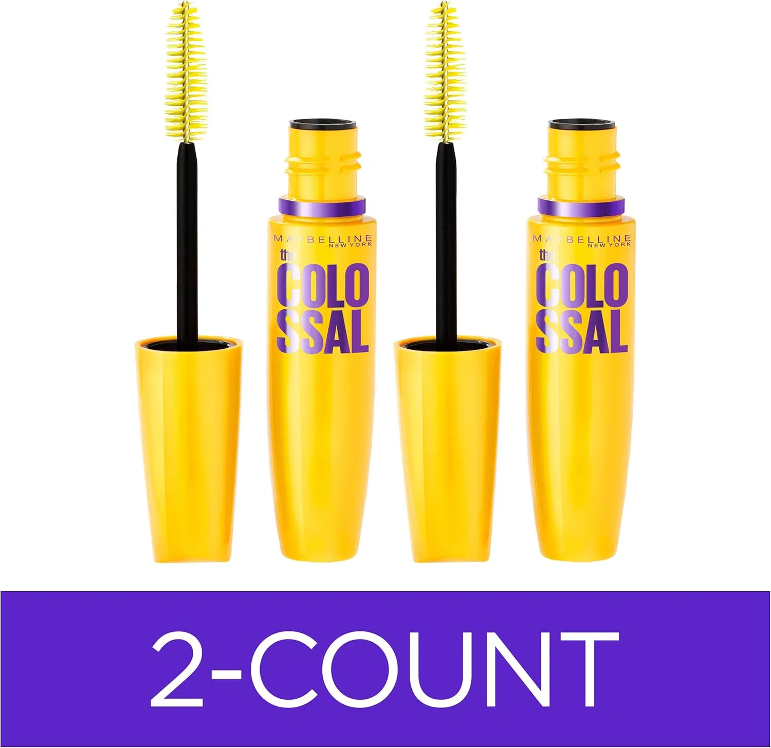 Тушь для ресниц Volum' Express The Colossal Washable Maybelline 9.2 мл Glam Brown