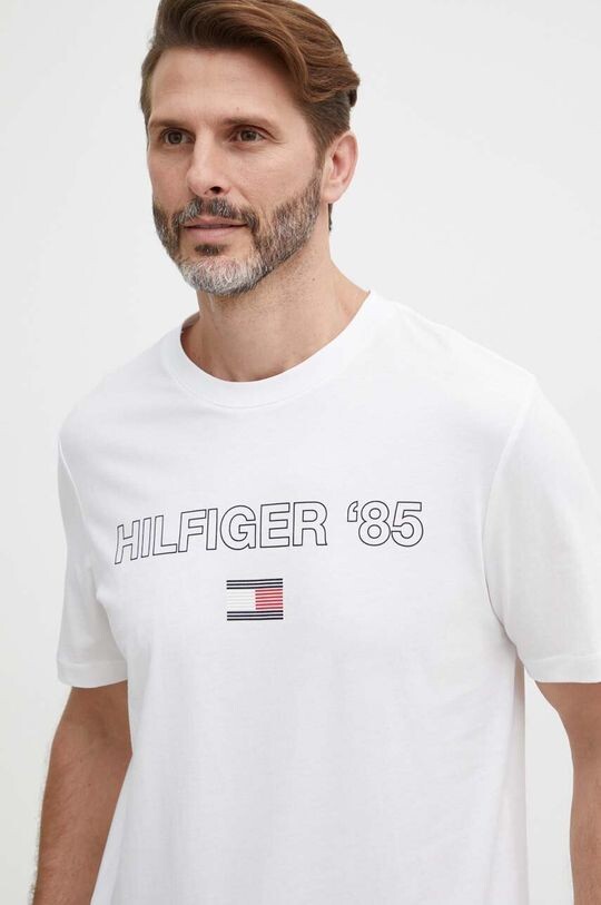 

Хлопковая футболка Tommy Hilfiger, белый