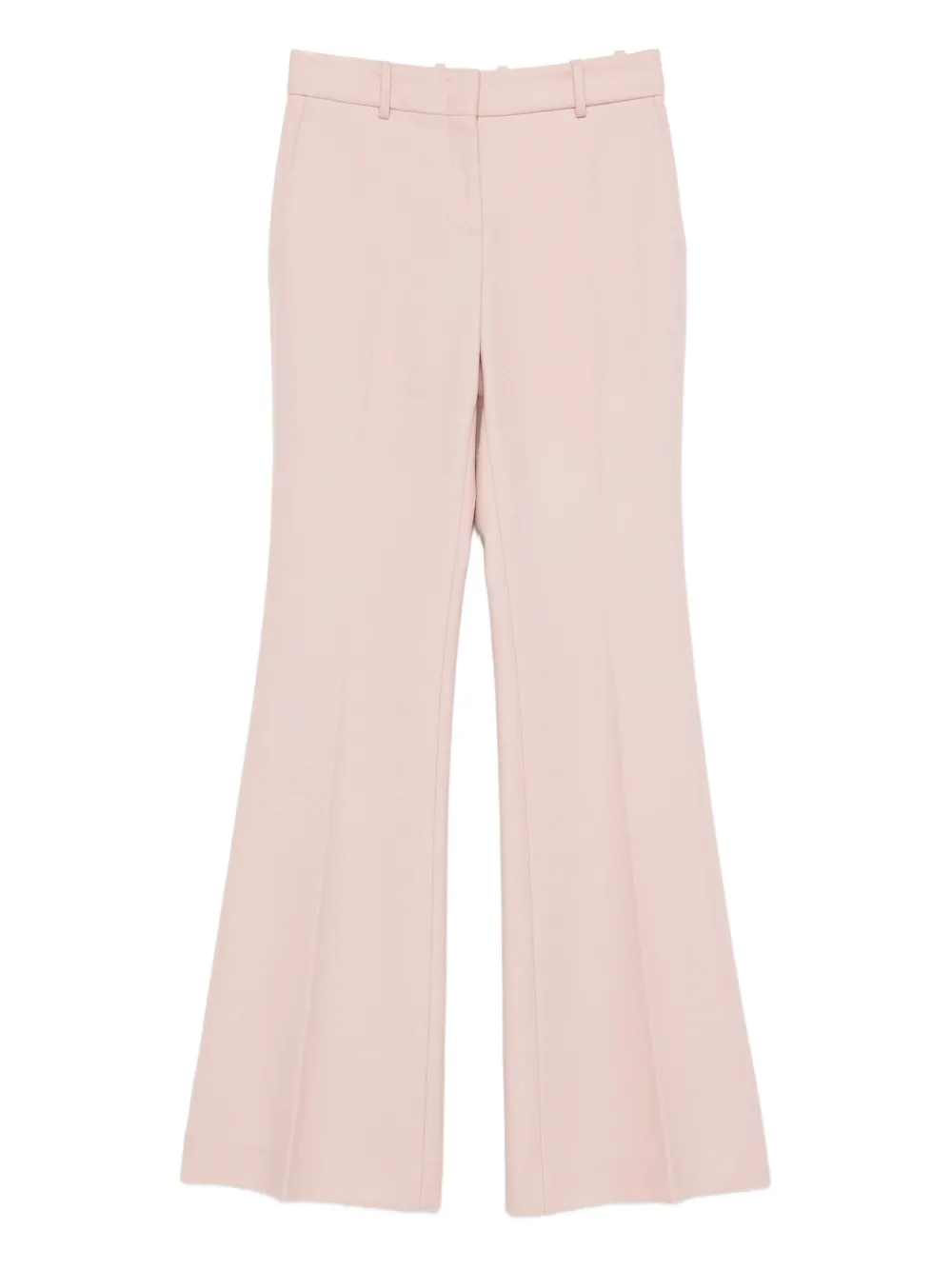 

Расклешенные шерстяные брюки Ermanno Scervino, розовый
