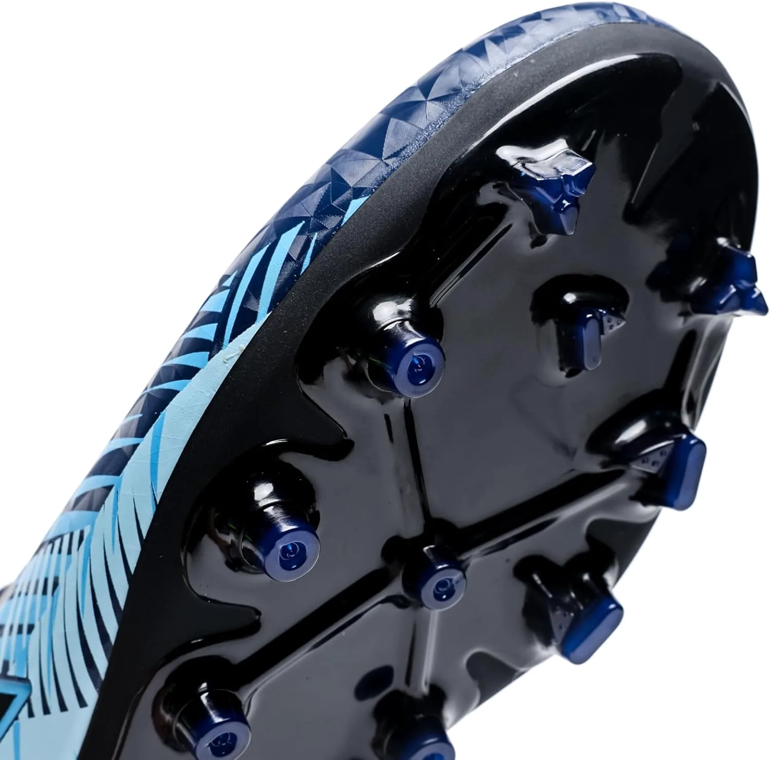Футбольные бутсы KELME Blaze для молодежи, для твердого/искусственного покрытия, уличная спортивная обувь для молодых мужчин и женщин, синий/черный — фото 4