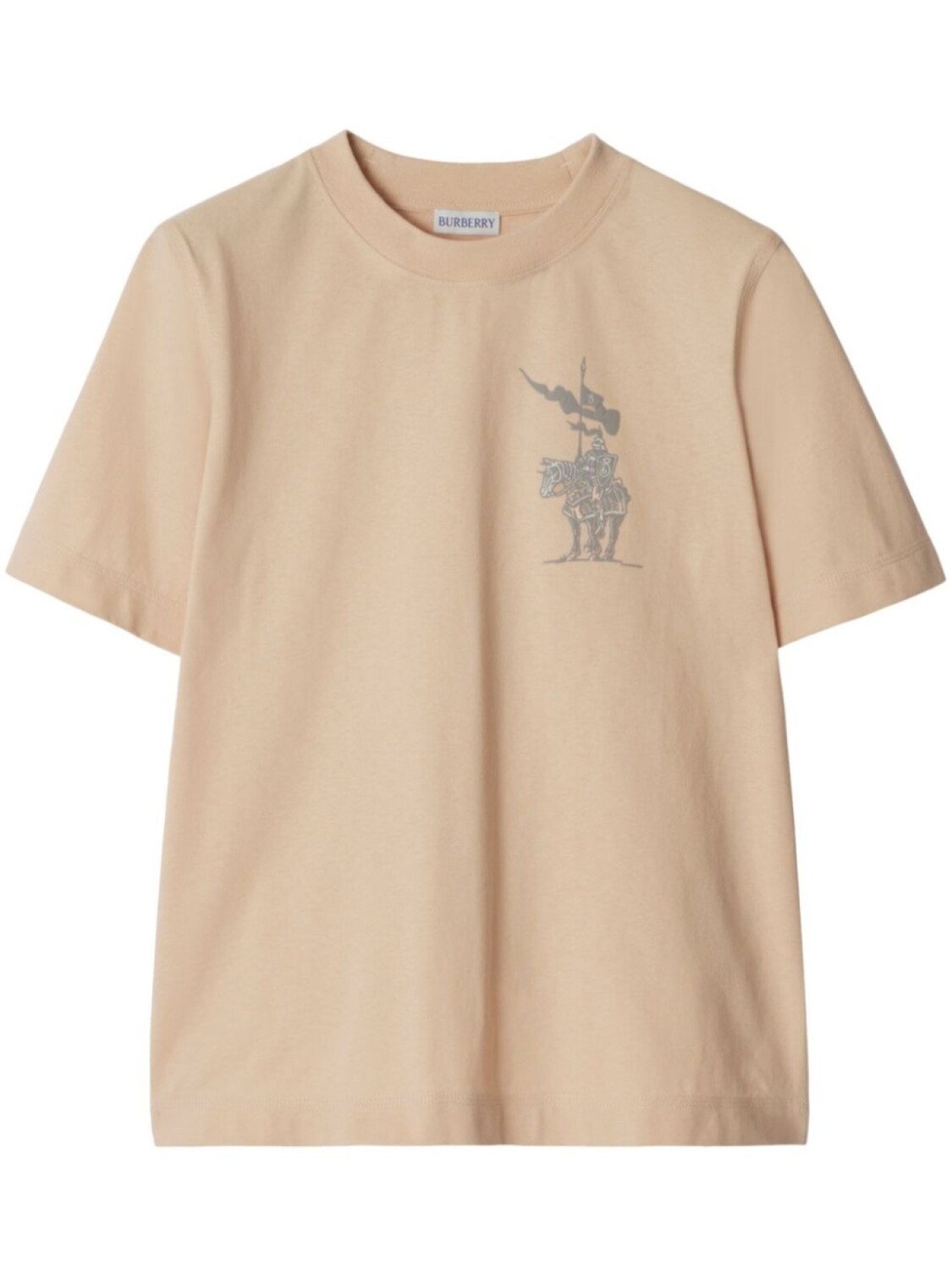

Футболка хлопковая EKD Burberry, нейтральный цвет