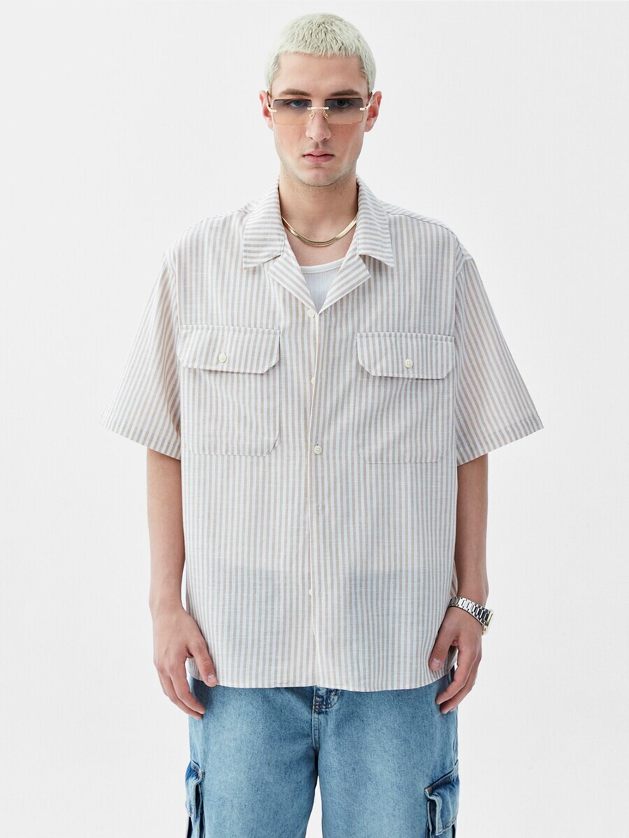 

Повседневная рубашка VAMOS CLO Comfort fit Button Up Shirt, белый