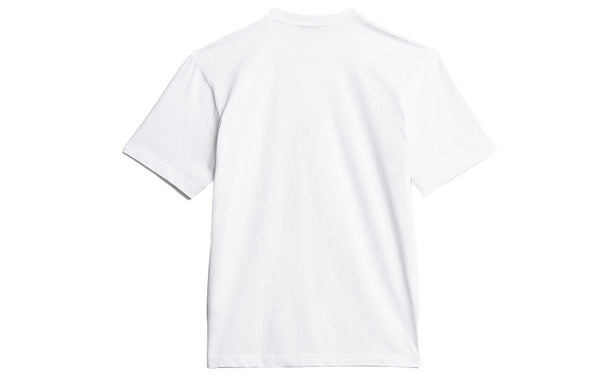 Футболка 032c round neck pullover short sleeve white Adidas, белый — фото 2