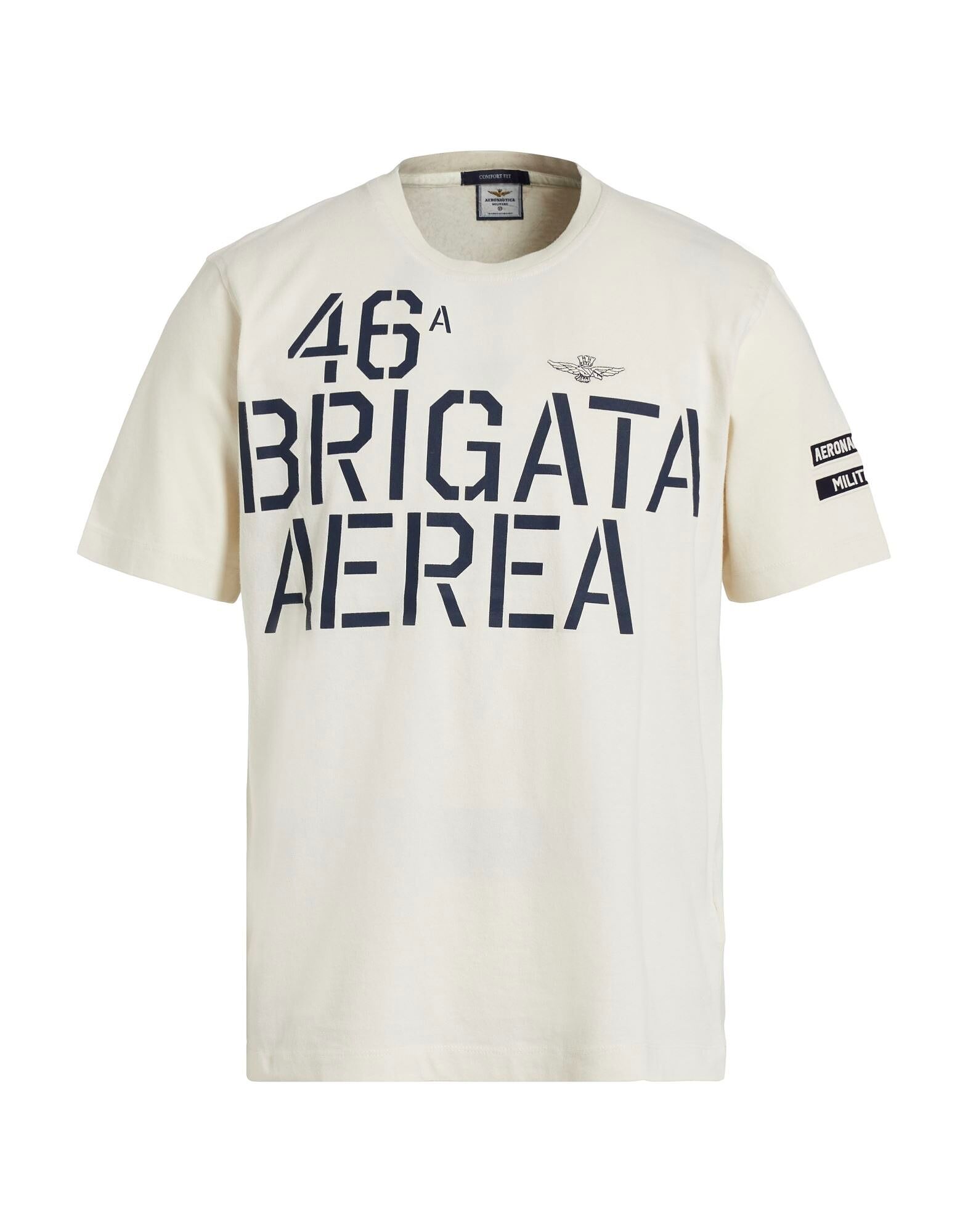 

Футболка Aeronautica Militare, кремовый, Бежевый, Футболка Aeronautica Militare, кремовый