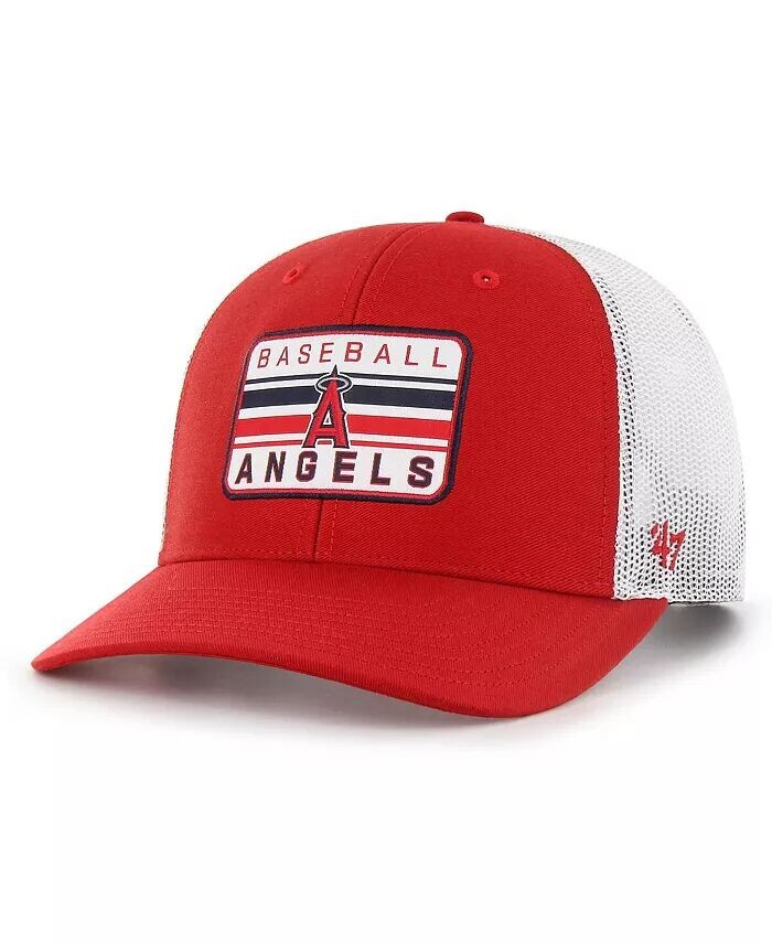 

Мужская красная регулируемая кепка Los Angeles Angels Drifter Trucker '47 Brand, красный