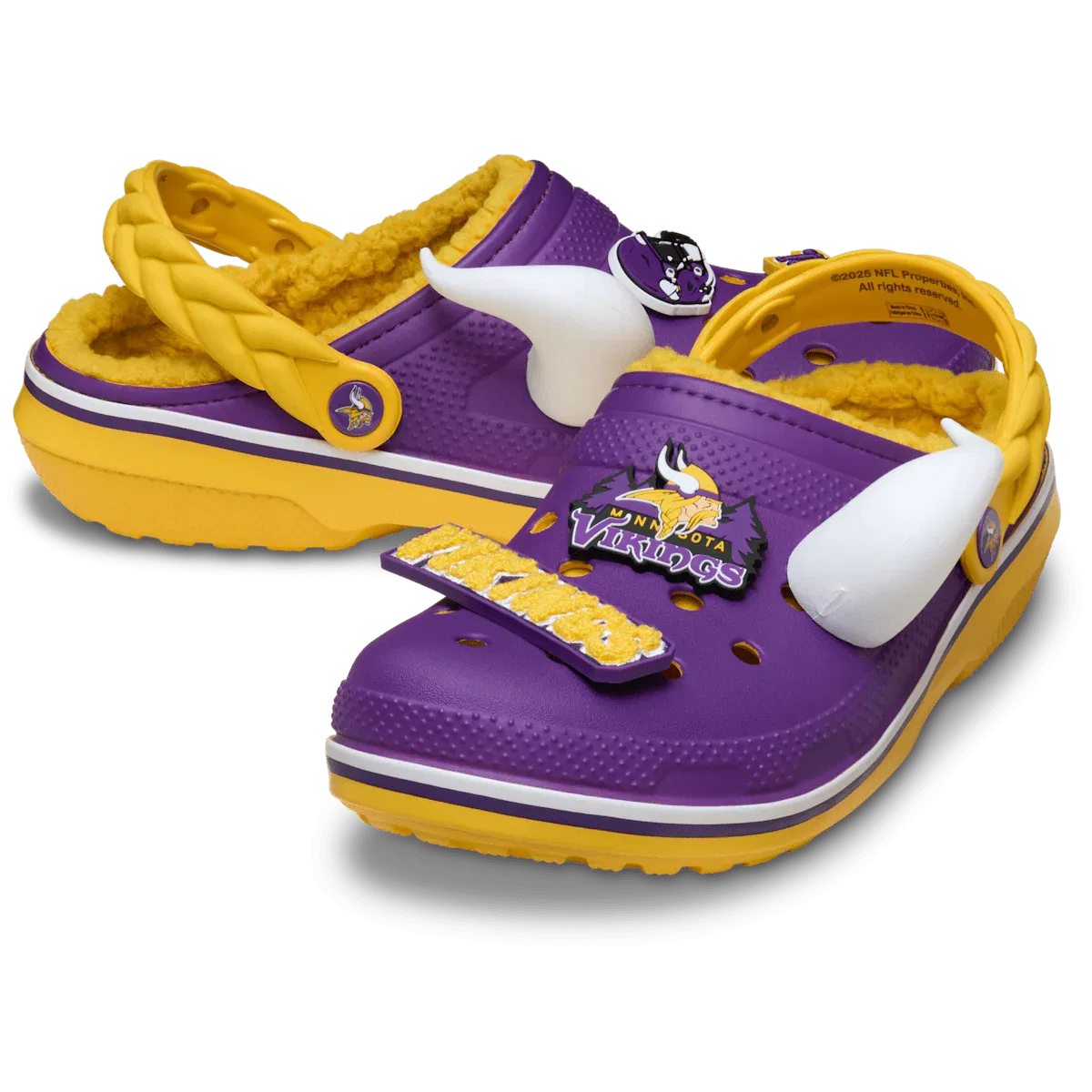 Классические сабо с подкладкой NFL Minnesota Vikings Crocs, Multi — фото 2
