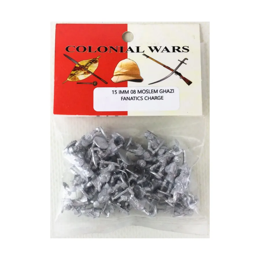 

Обвинение фанатиков-мусульман-гази, Colonial Wars - Indian Mutiny - Mutineers (15mm) (Blue Moon)
