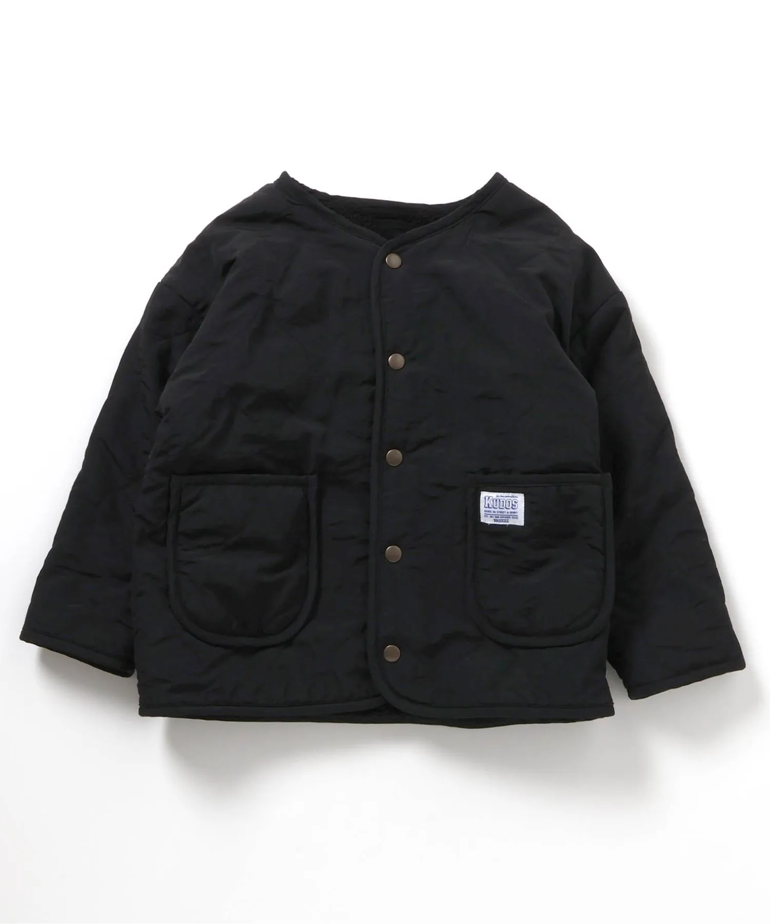 Детская куртка стеганая BREEZE QUILTING OUTER черная — фото 2