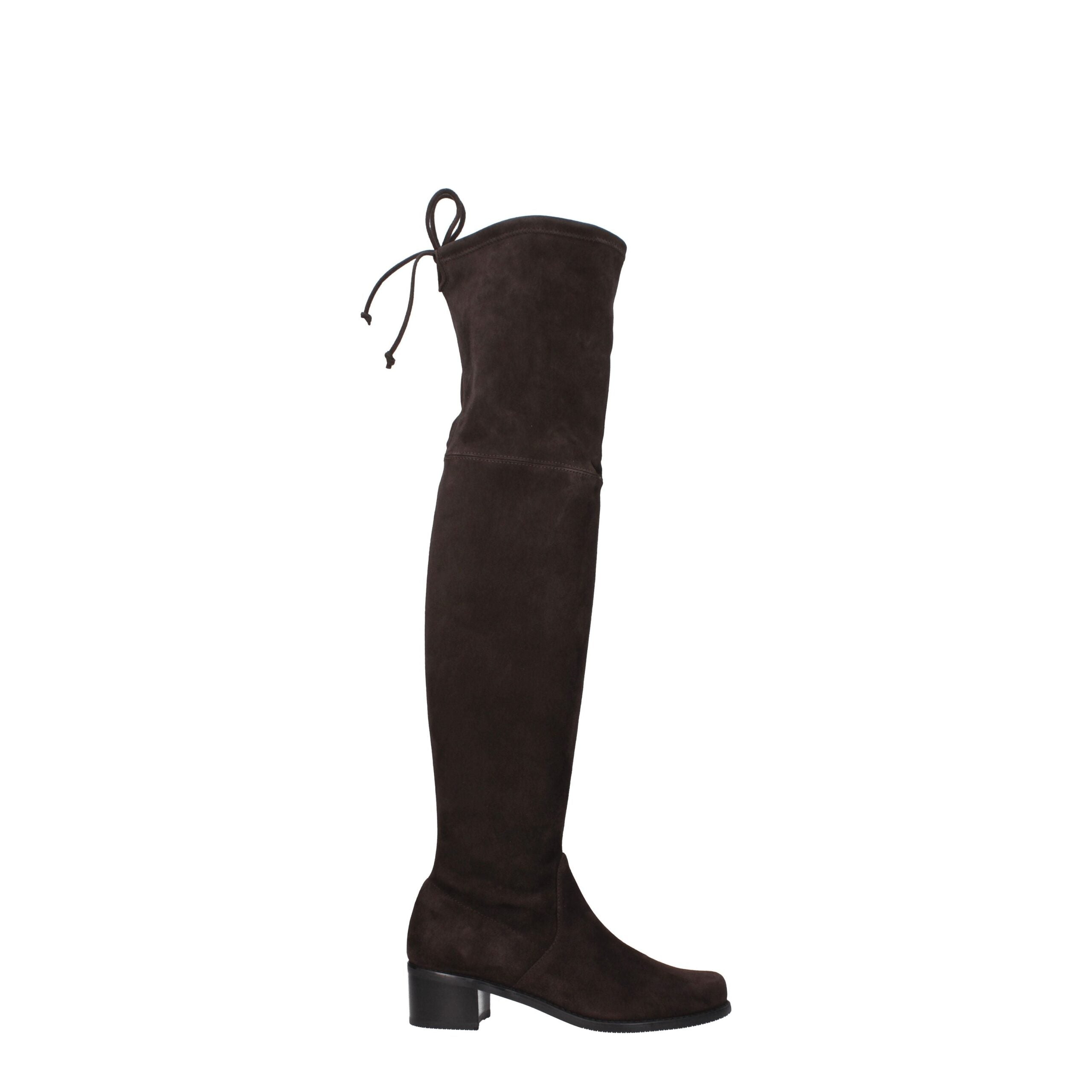 Stuart Weitzman Кожаные женские сапоги, коричневый