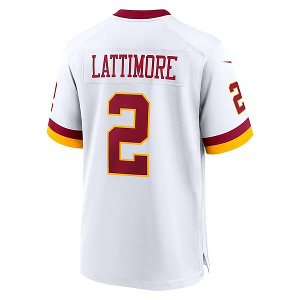 Футболка Washington Commanders Marshon Lattimore белая Nike — фото 4