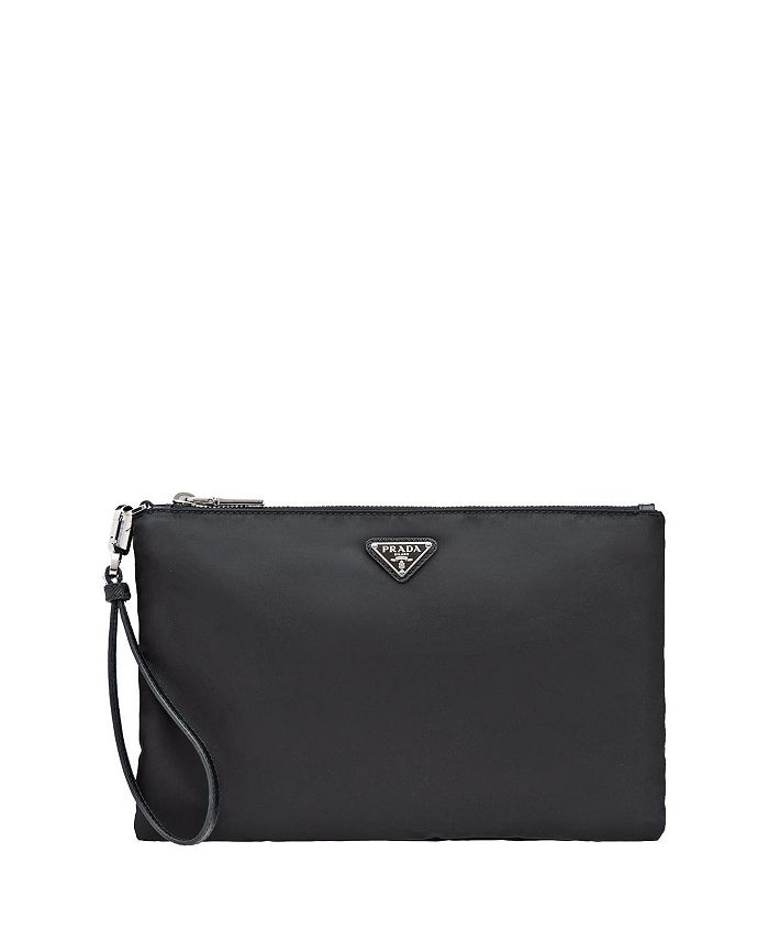 

Сумка из переработанного нейлона и кожи Saffiano Prada, черный