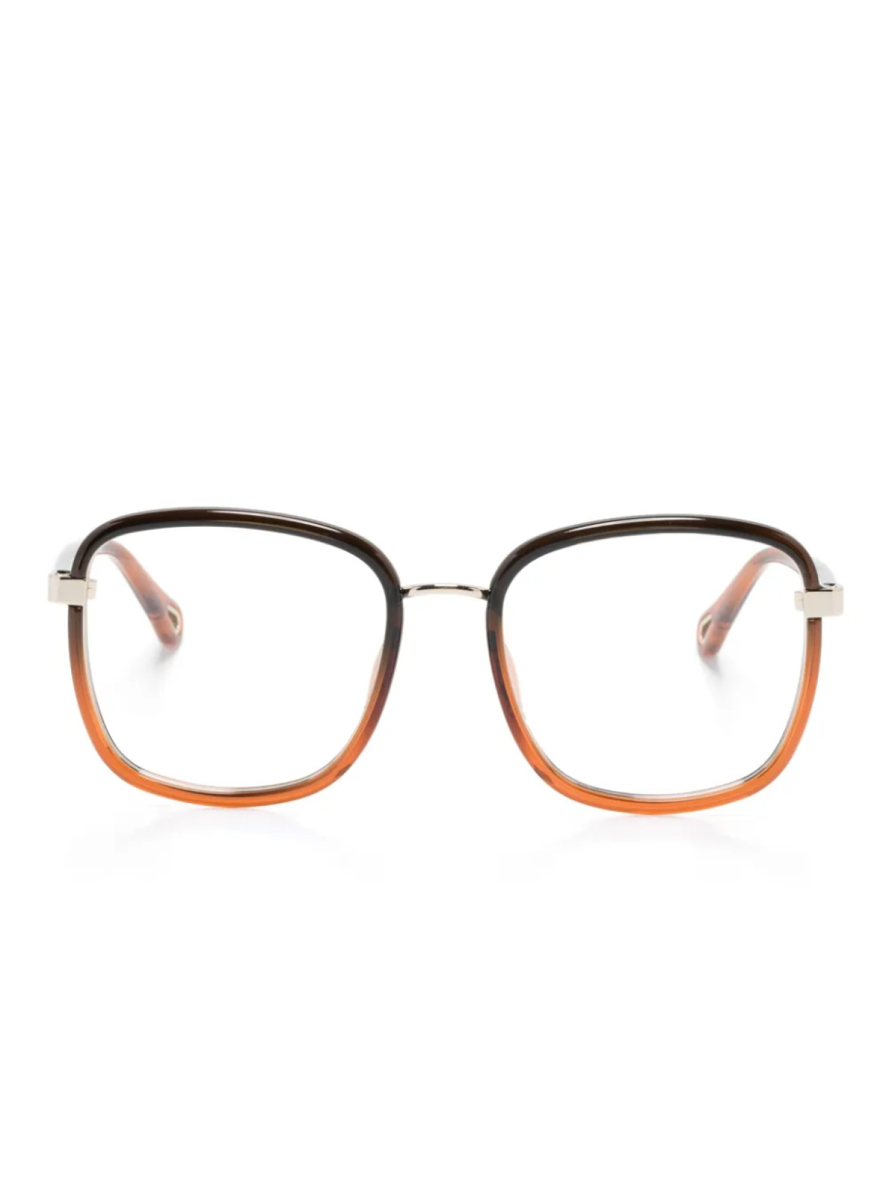 

Chloé Eyewear очки в квадратной оправе, коричневый