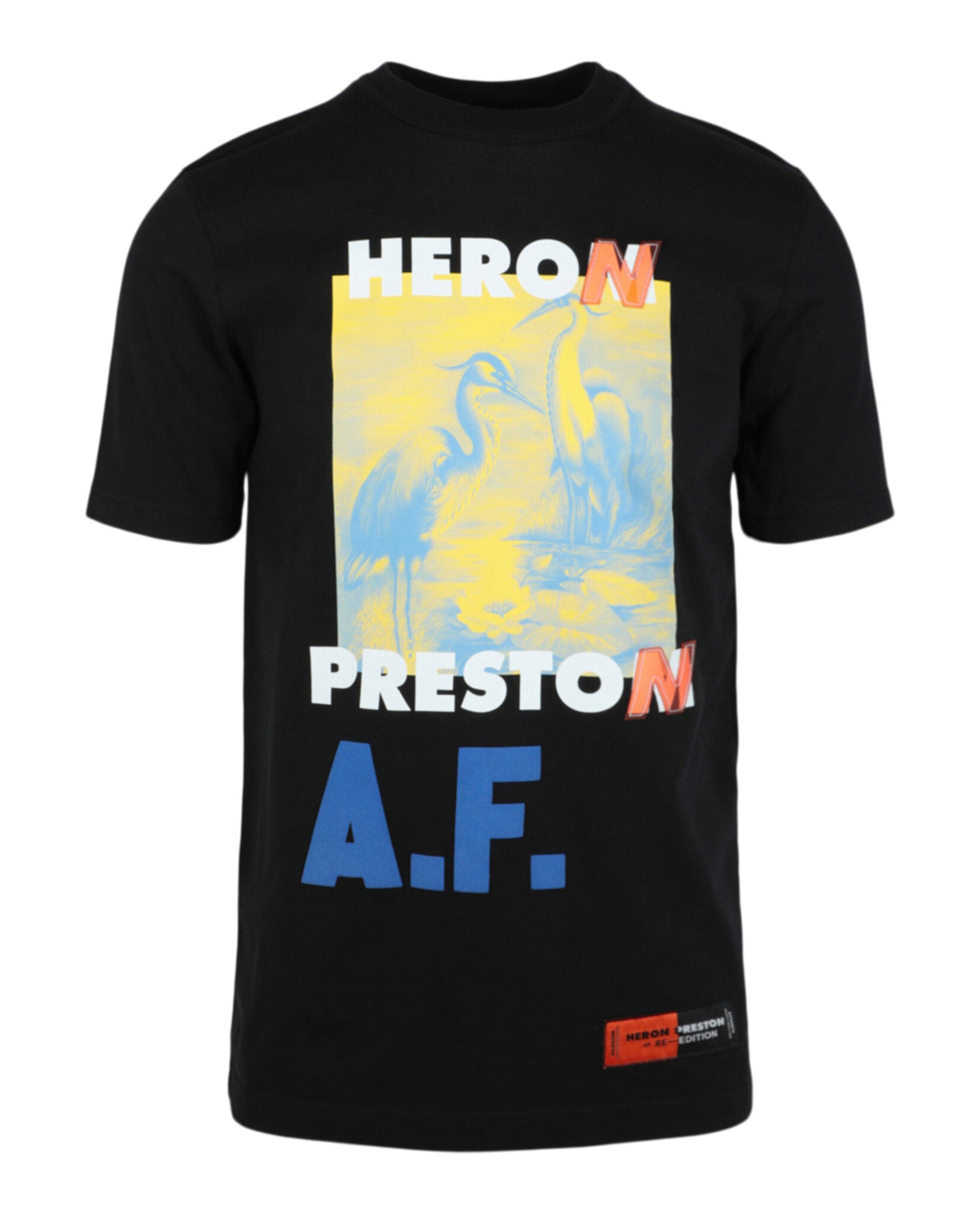 

Футболка большого размера с разрешением AF Heron Preston, черный