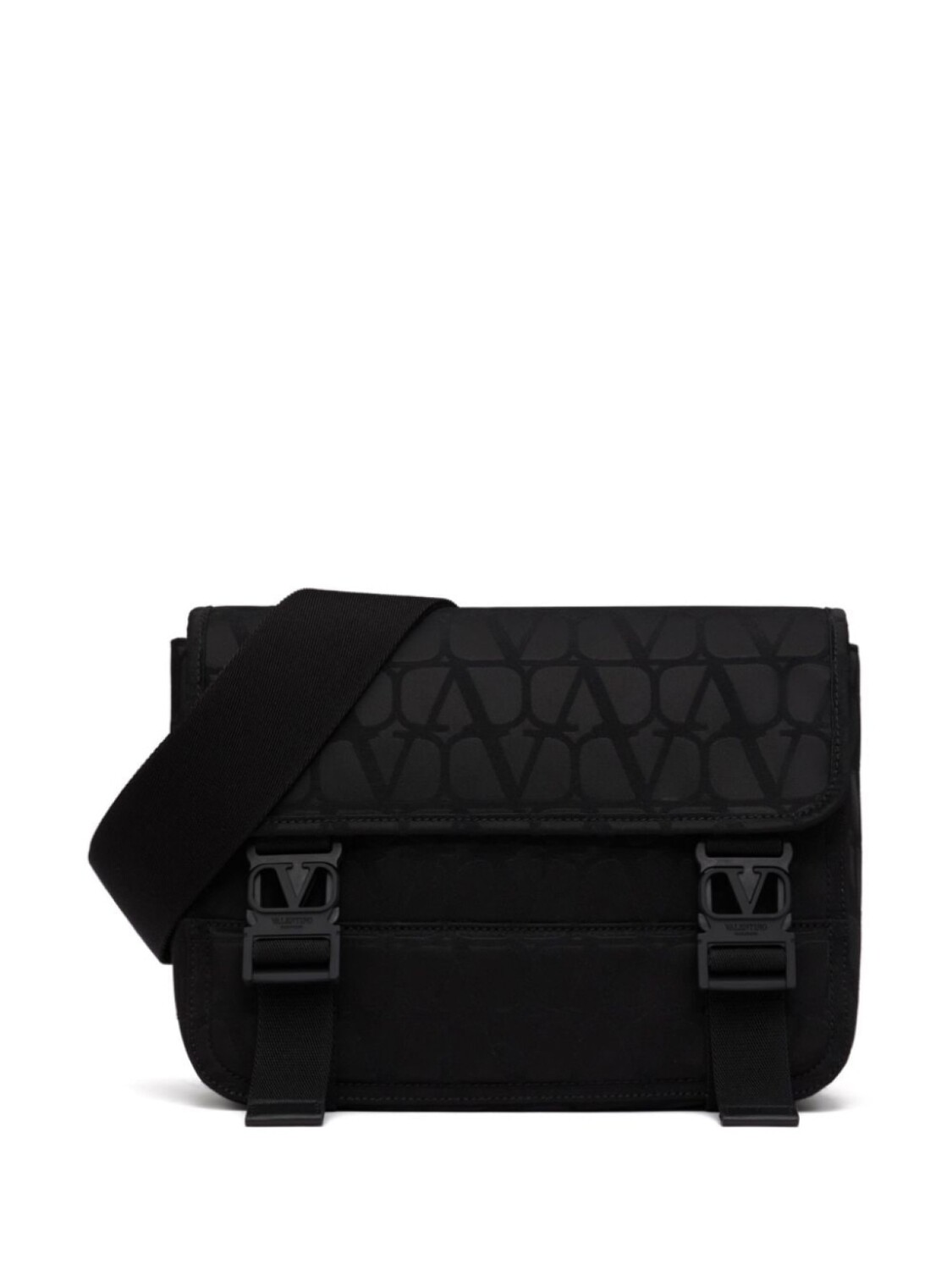 

Valentino Garavani Toile Iconographe jacquard shoulder bag, черный