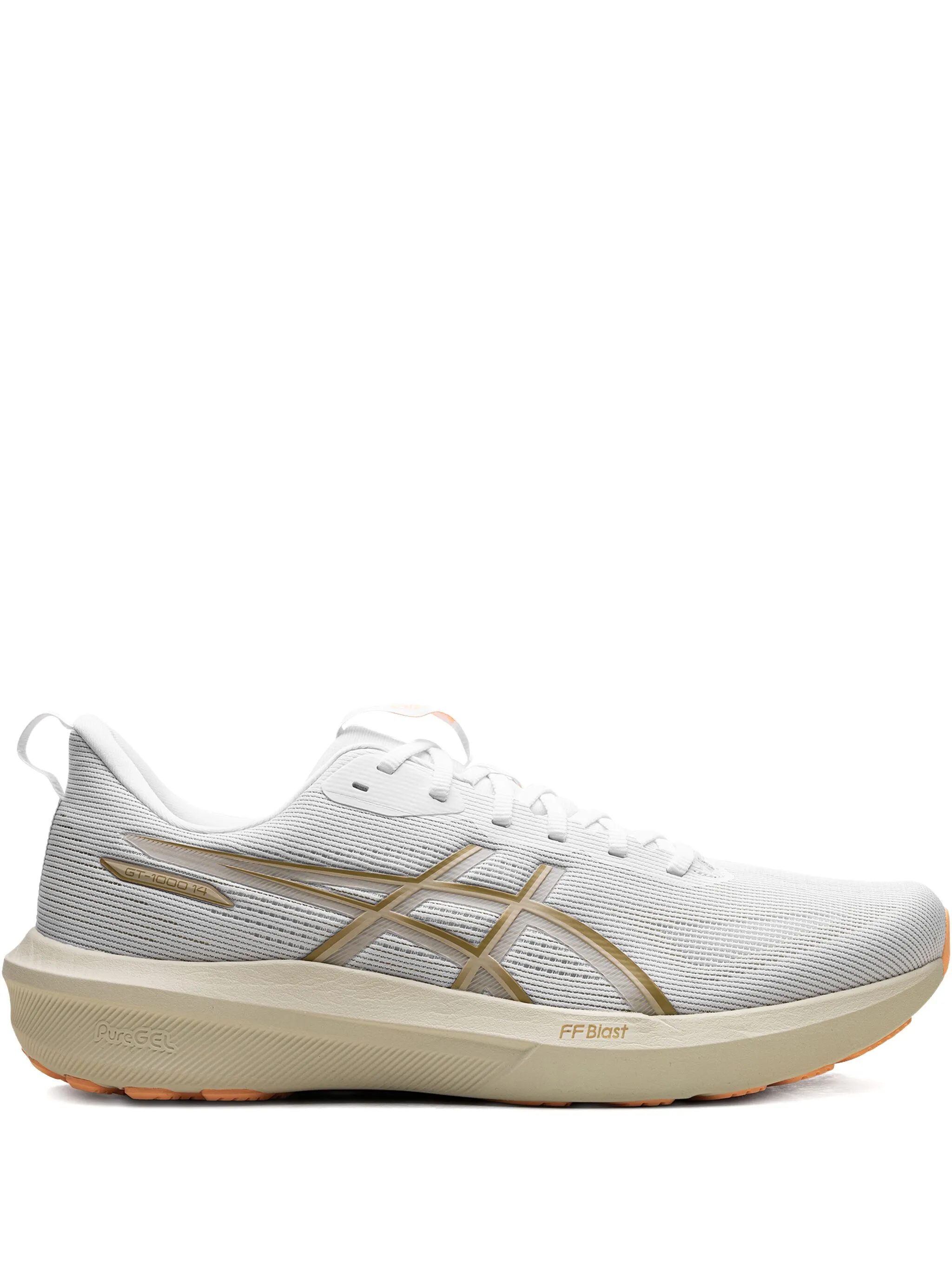 

Кроссовки GT 1000 14 White/Lemongrass Asics, белый
