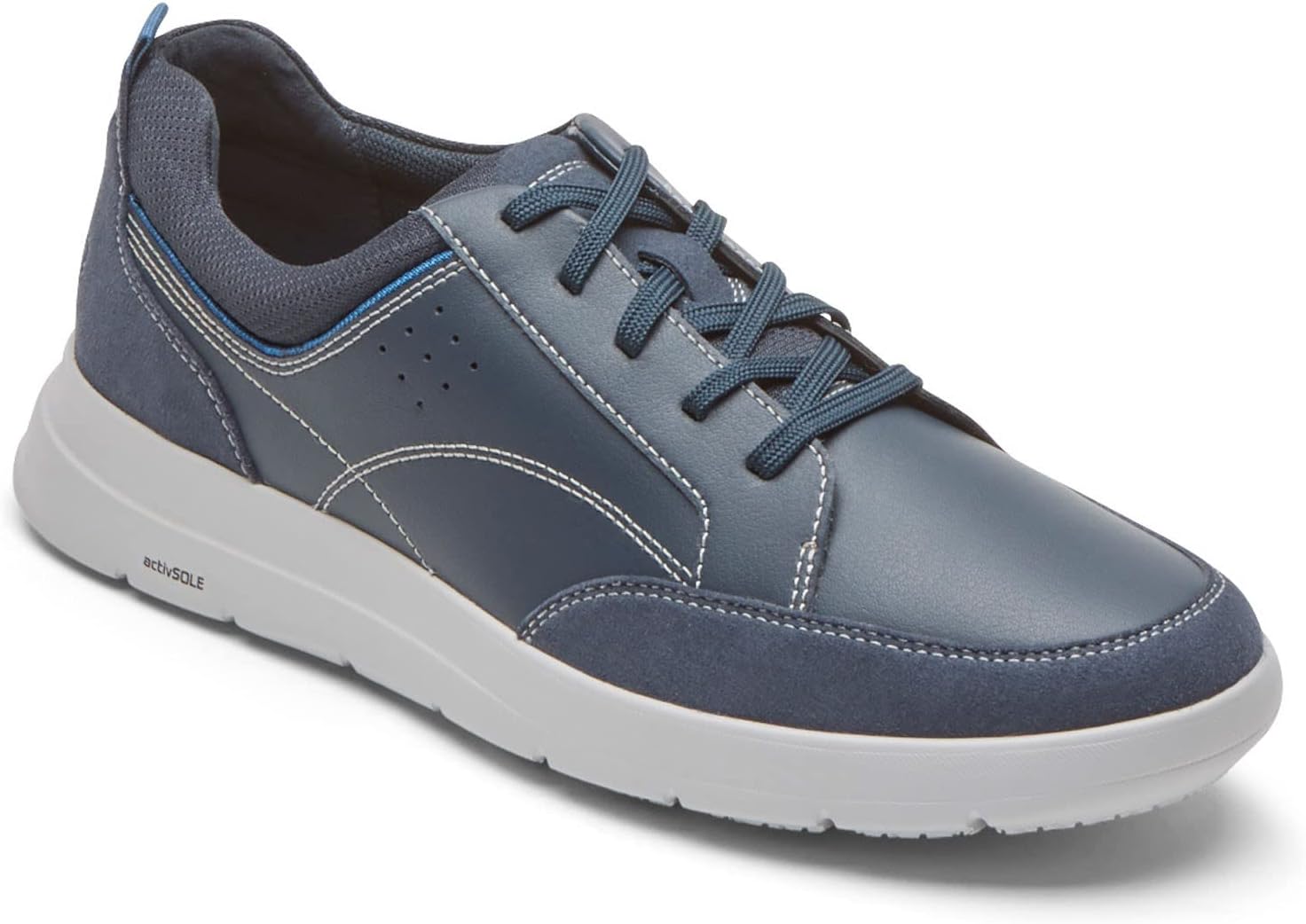 

Мужские кроссовки Rockport Truflex Cayden LTT, New Dress Blues Leather/Suede