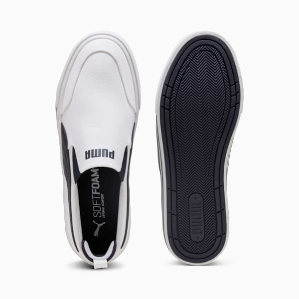 Мужские туфли без застежек Court Classic Vulcanized Puma, белый — фото 4