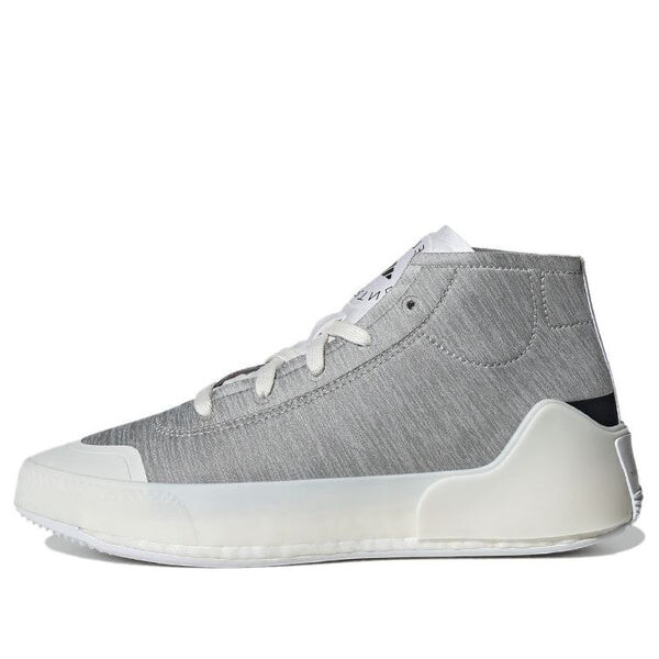 Кроссовки (WMNS) adidas Treino Mid Heather x Stella McCartney 'Dark Gray White', серый