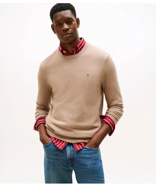 

Свитер Regular fit Tommy Hilfiger, бежевый