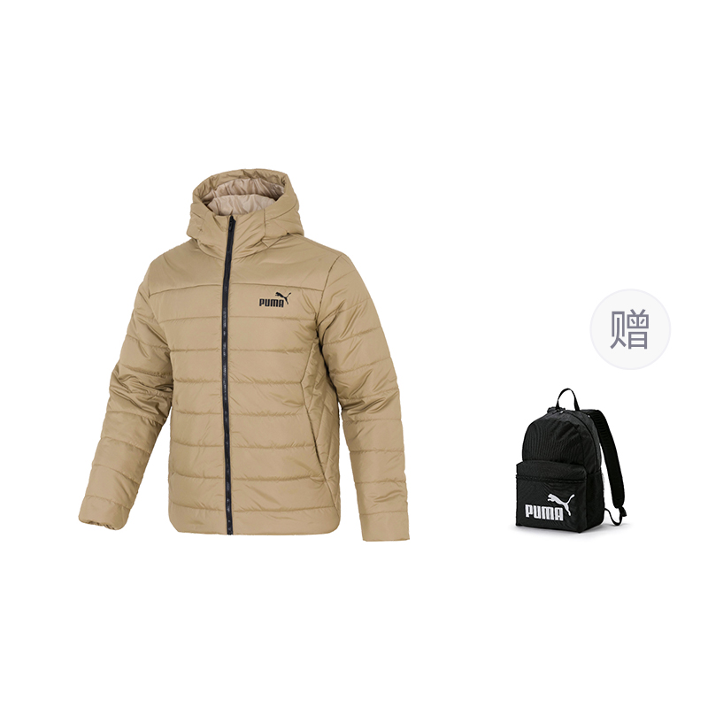 

Пуховик мужские с капюшоном тонкие другие PUMA, коричневый (comes with puma bag 1 pc)