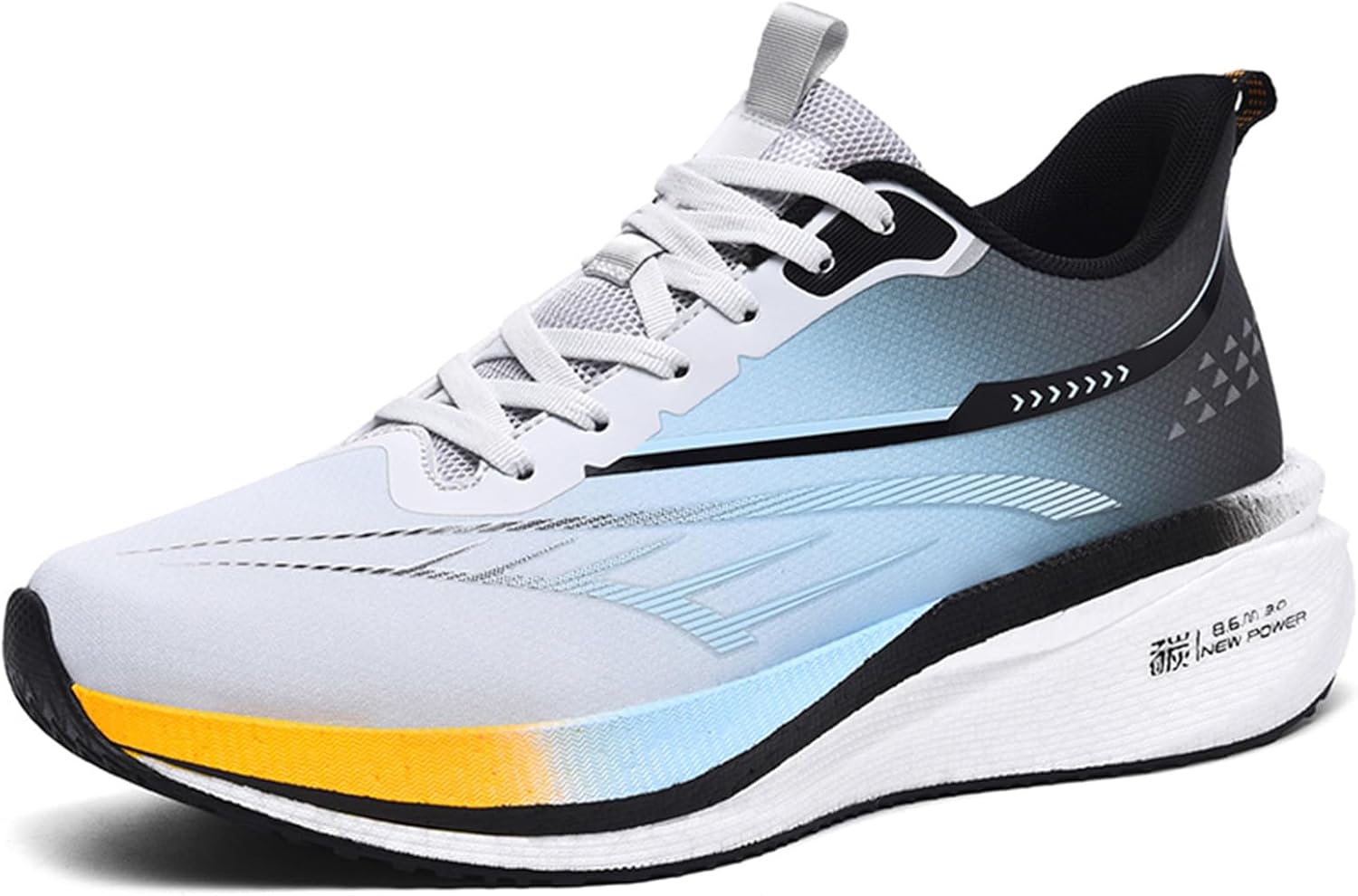 

Мужские спортивные кроссовки для бега, ходьбы и тенниса, дышащие, легкие и удобные кроссовки для мужчин Generic, черный/серый