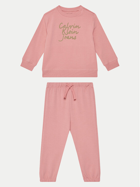 

Спортивный костюм обычный крой IN0IN00288 Calvin Klein Jeans, розовый