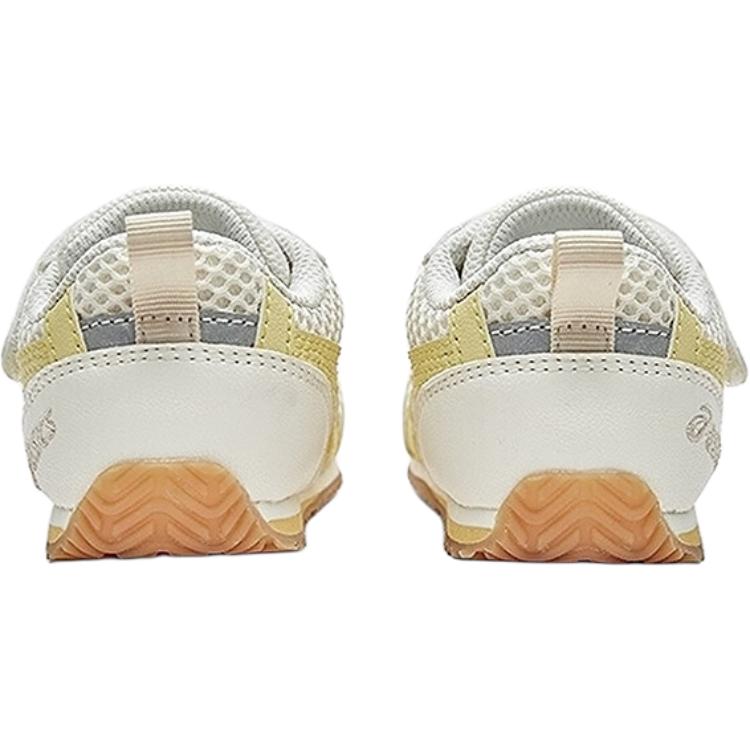 ASICS Suku низкие детские повседневные кроссовки yellow white для детей 3-7 лет — фото 4