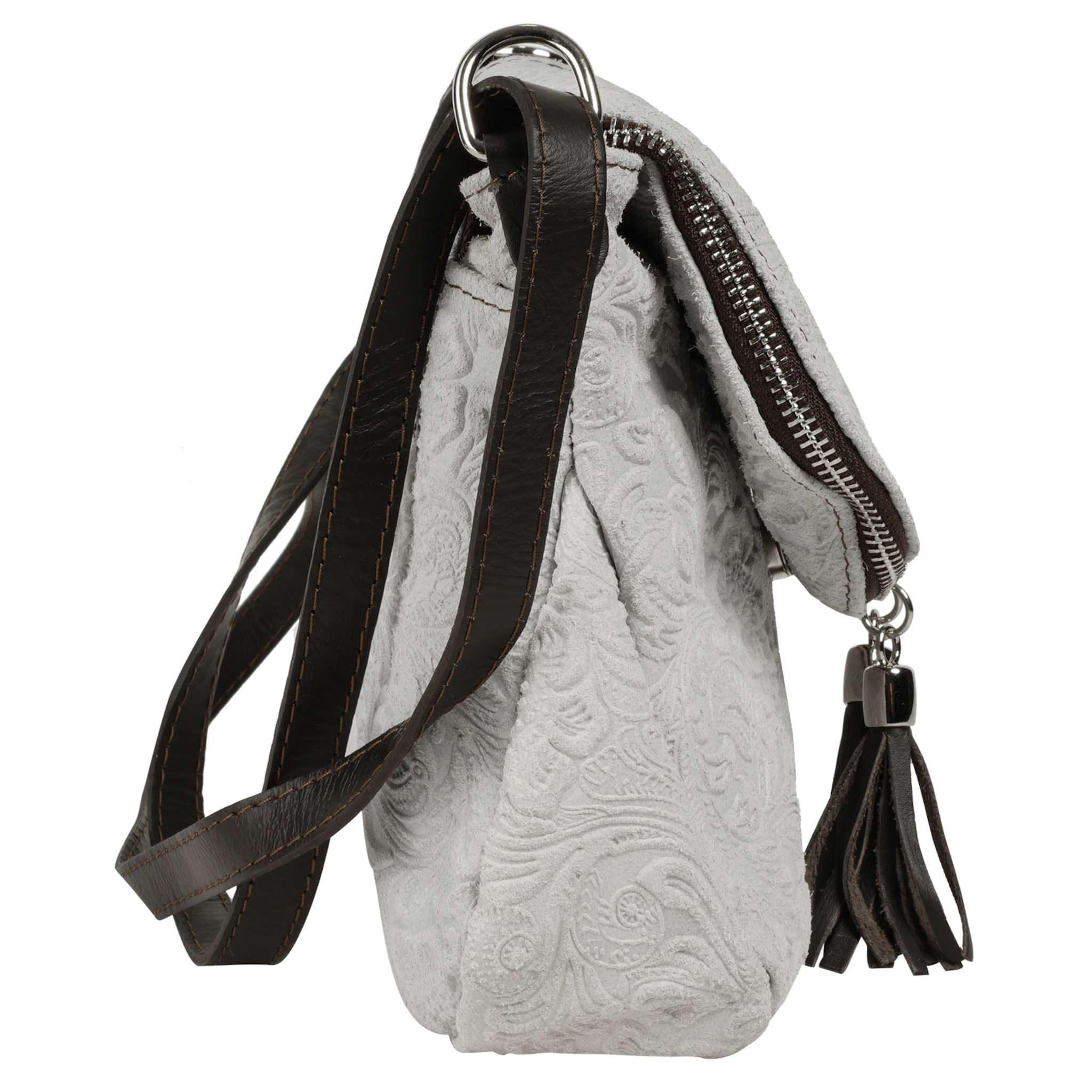 

Сумка через плечо Samantha Look, натуральная кожа, производство Италия, белый