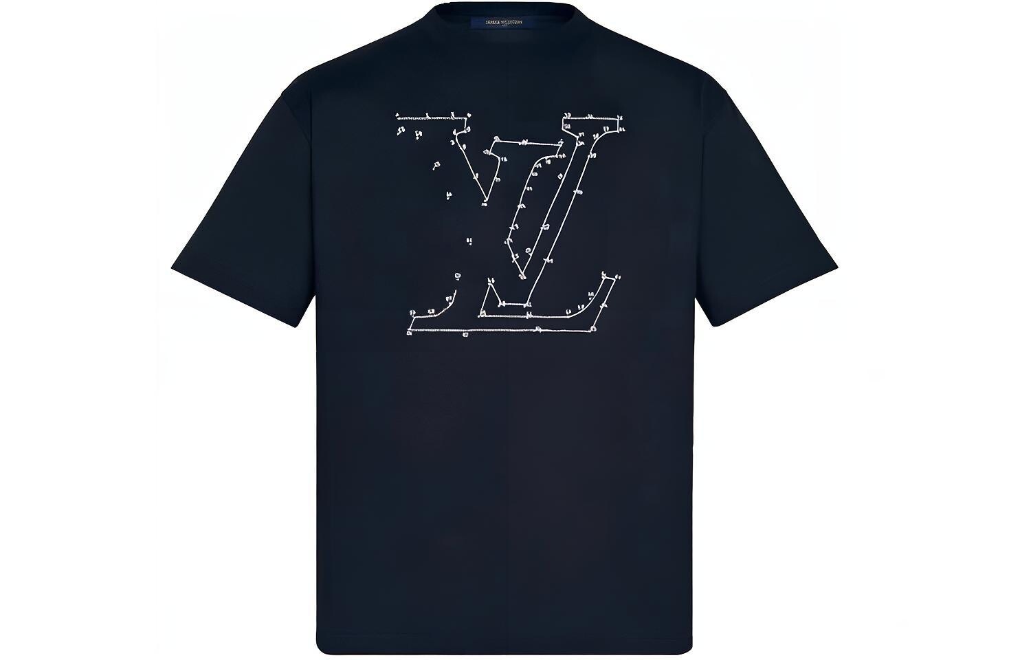 

Новые квартальные продукты LV T-shirt Men Louis Vuitton, цвет Come with Original Gift Bag