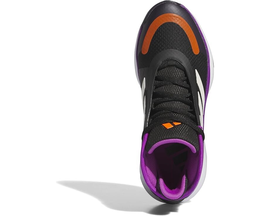Кроссовки adidas Bounce Legends Low Trainers, цвет Black/Purple Burst/Aurora Black — фото 2