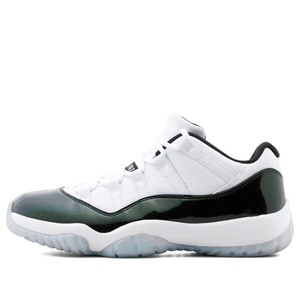 

Кроссовки 11 retro low 'emerald' Air Jordan, белый