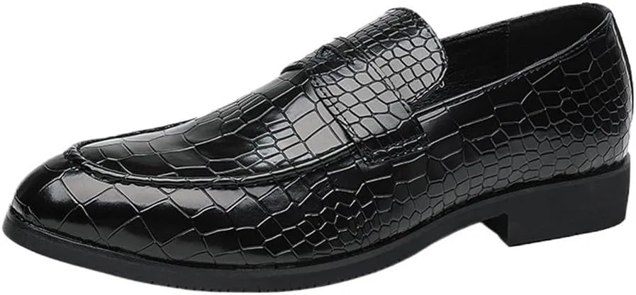 Лоферы мужские кожаные, Slip Resistant, Black UOPYNE