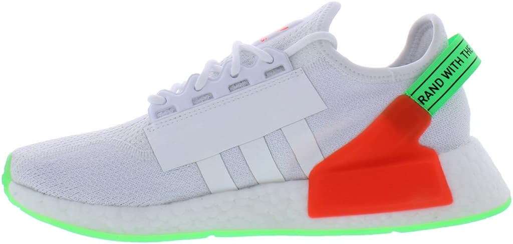 Мужские кроссовки Adidas NMD R1 V2, белый/зеленый — фото 3