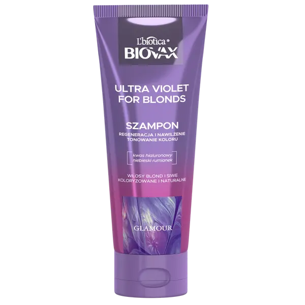 

Шампунь для светлых волос, 200 мл L'Biotica Biovax Glamour ultra violet for blonds