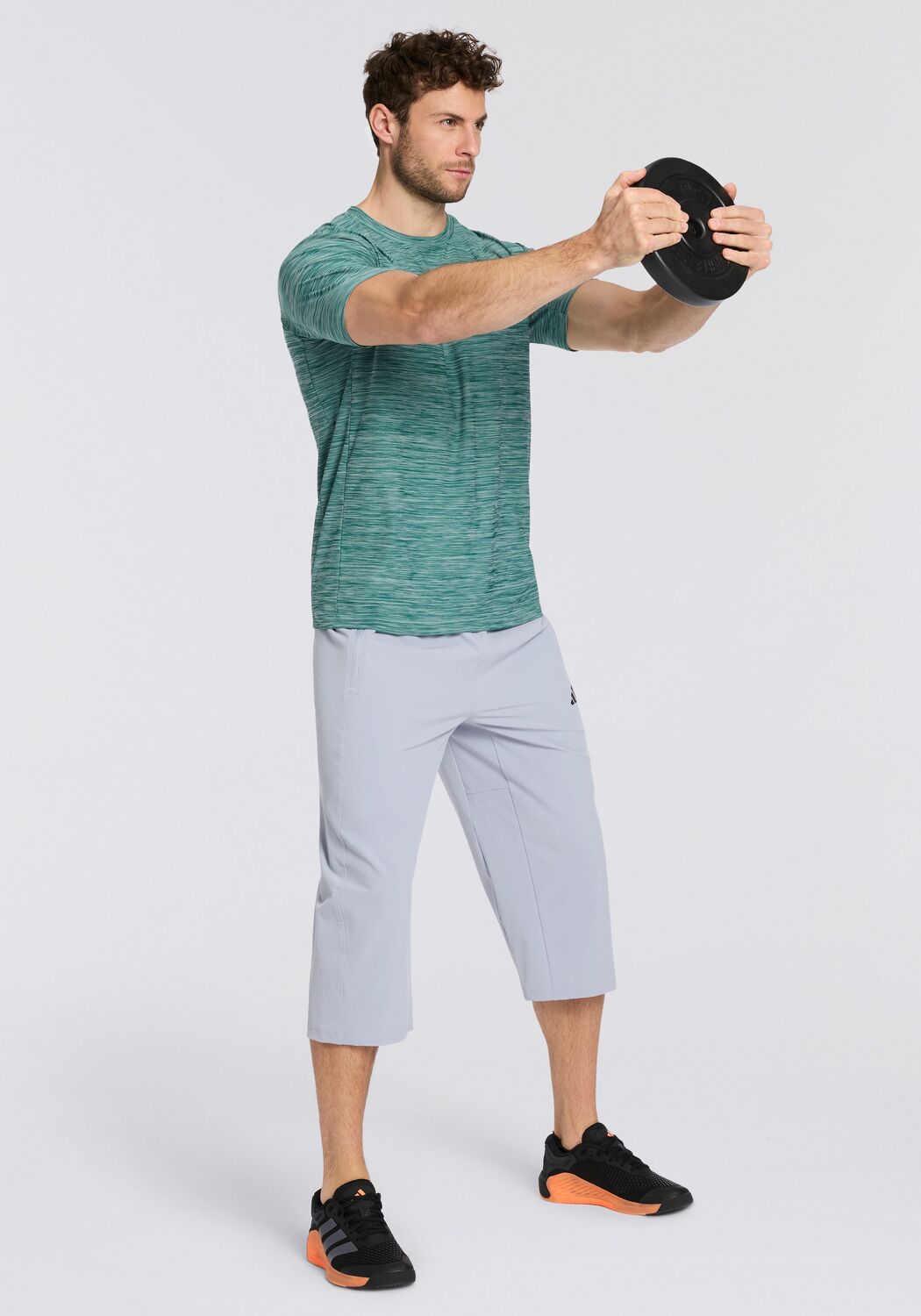 Adidas Performance Футболка в изумрудном цвете — фото 3