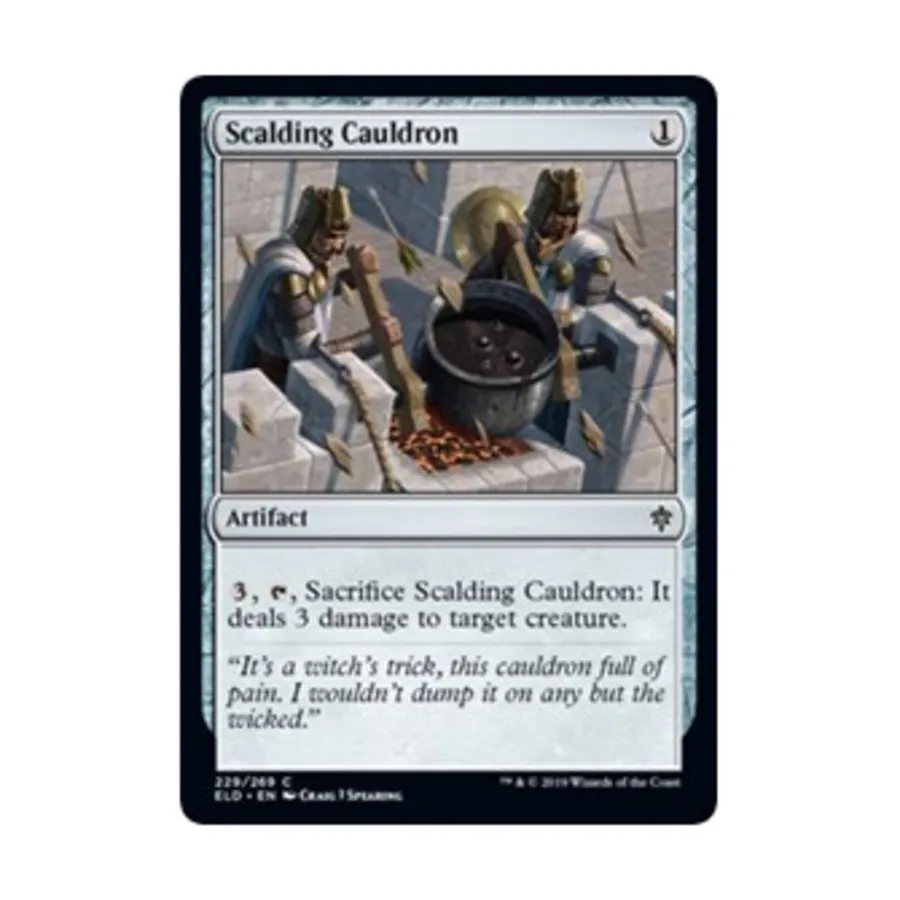 

CCG Обжигающий котел (С), MTG - Throne of Eldraine