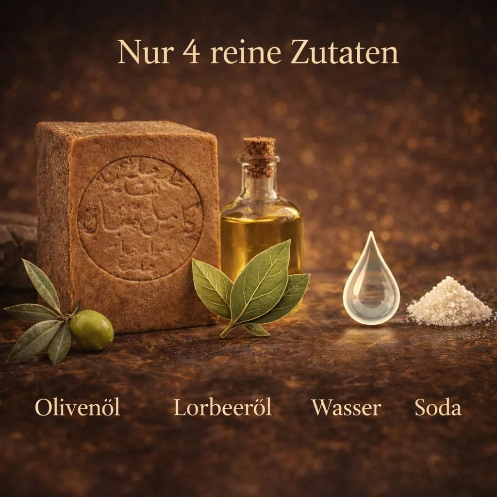 Оригинальное алеппское мыло 70/30 с лавровым и оливковым маслом Erdenschön Naturkosmetik — фото 3