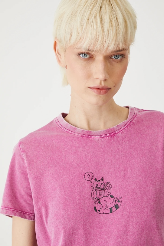 

Хлопковая футболка Medicine, розовый