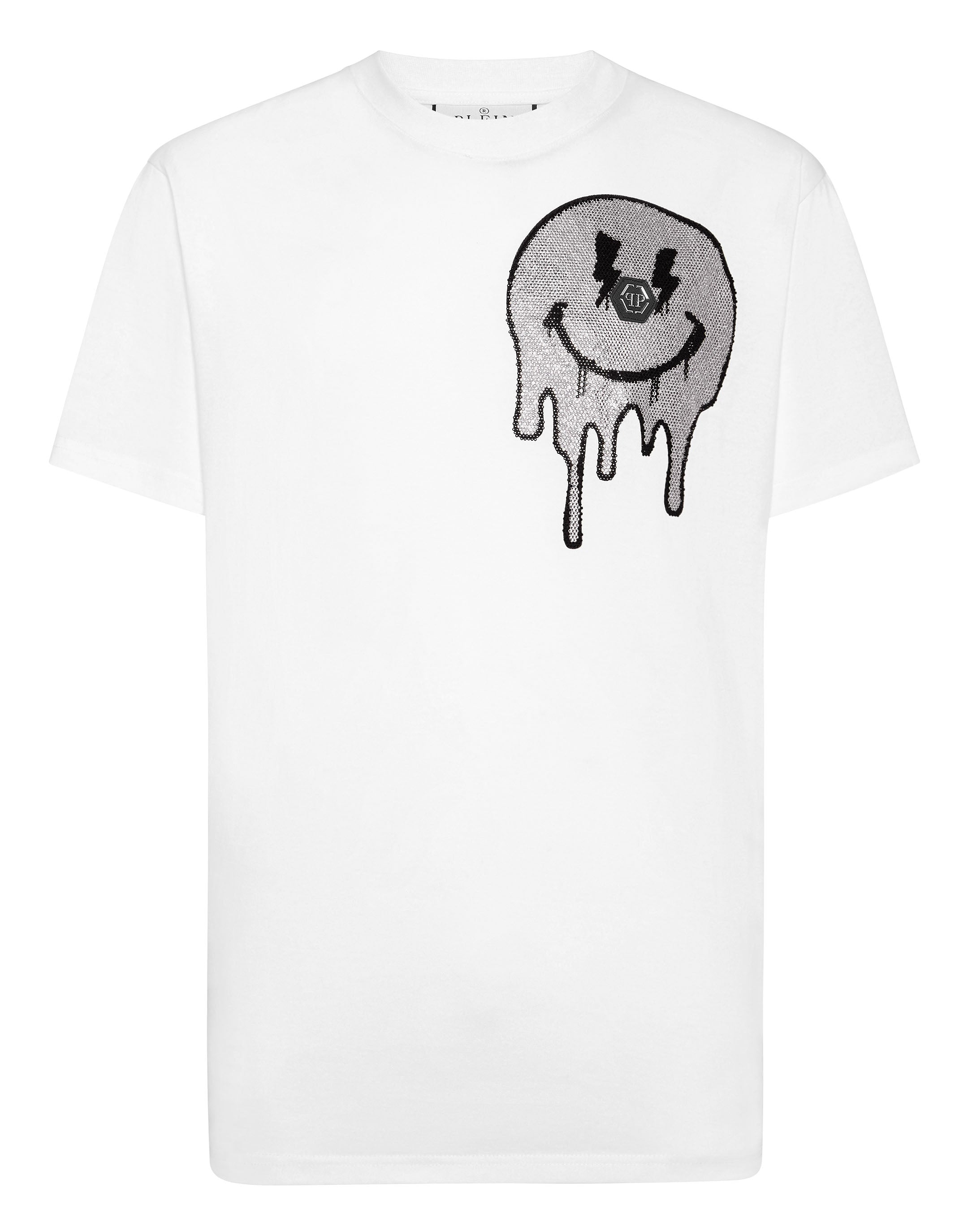 

Футболка с круглым вырезом SS Smile PHILIPP PLEIN, белый