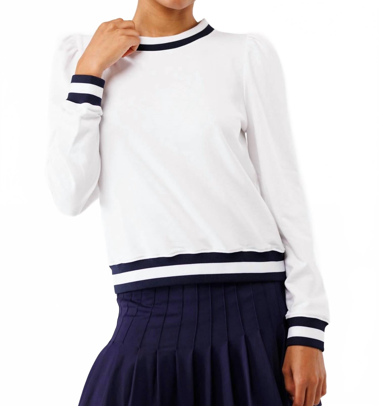 

Женская толстовка Peggy в цвете «Белый и синий» Smith & Quinn, White Navy