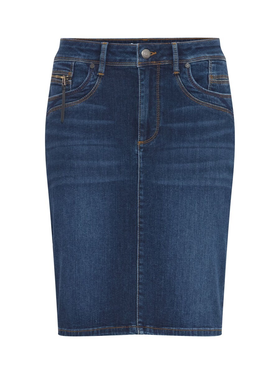 

Юбка миди PULZ Jeans Skirt Karolina, синий деним