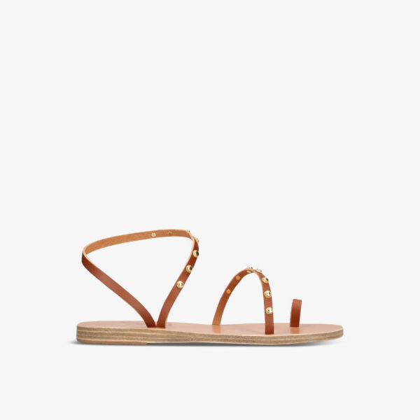 

Сандалии из кожи с пчелиными заклепками Eleftheria Ancient Greek Sandals, оранжевый
